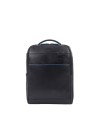 Piquadro - Zaino in pelle porta 15,6" e porta iPad® Blue Square