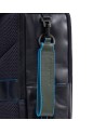 Piquadro - Zaino in pelle porta 15,6" e porta iPad® Blue Square