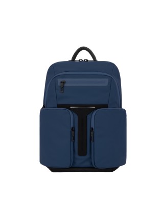  Piquadro - Zaino in nylon porta pc 14" con tasca impermeabile