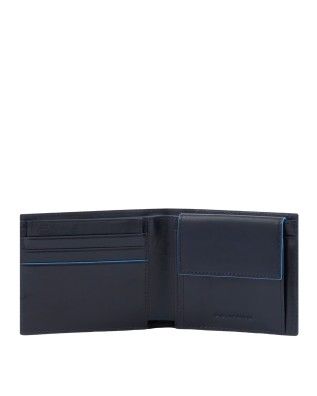 Piquadro - Small men's leather wallet with coin pocket:... 2