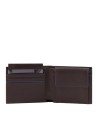 Piquadro - Portafoglio piccolo in pelle uomo con porta monete B2 Revamp