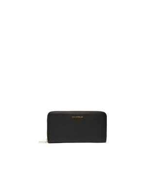 Coccinelle - Portafoglio in pelle zip around Metallic Soft 2