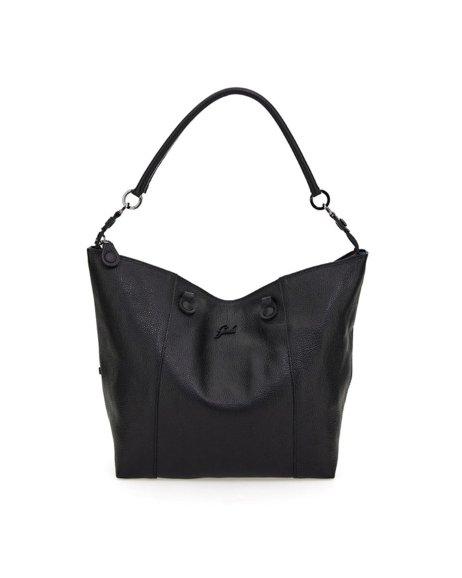 Gabs - Borsa Piatta G3 Plus Tg L in pelle Ruga Black
