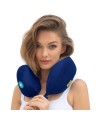 Travel Blue - Cuscino da viaggio massaggiante in memory foam