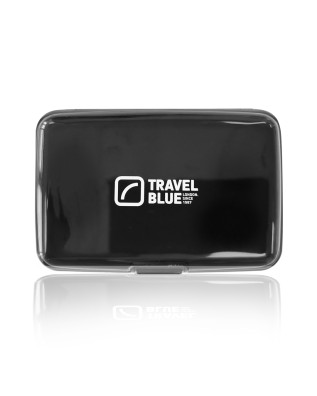 Travel Blue - Porta carte di credito in alluminio e ABS RFID 2