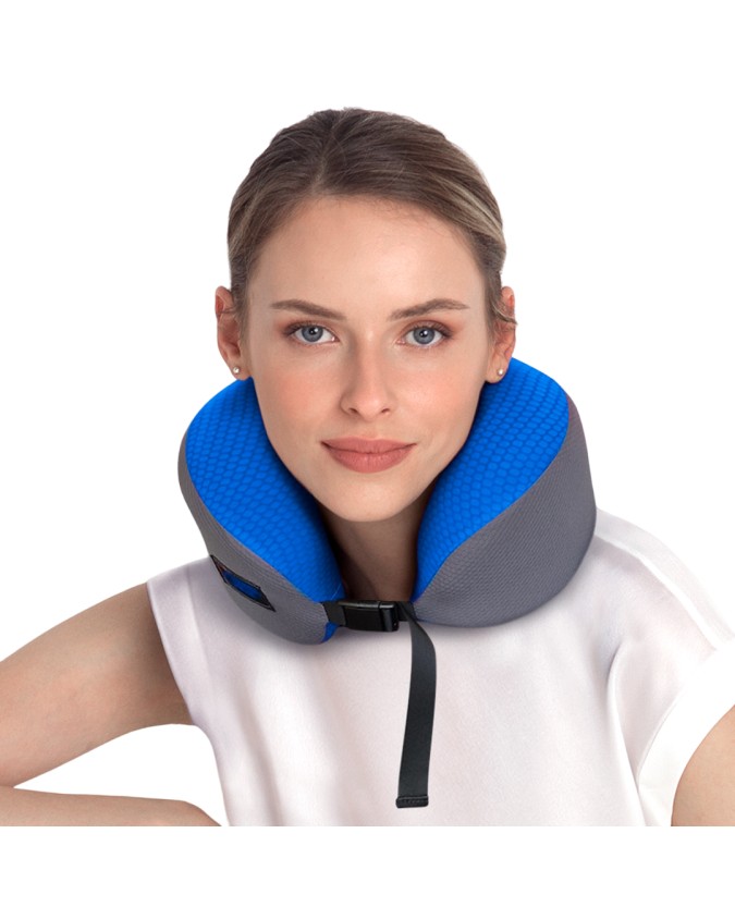 Travel Blue - Cuscino da viaggio in memory foam Dreamer