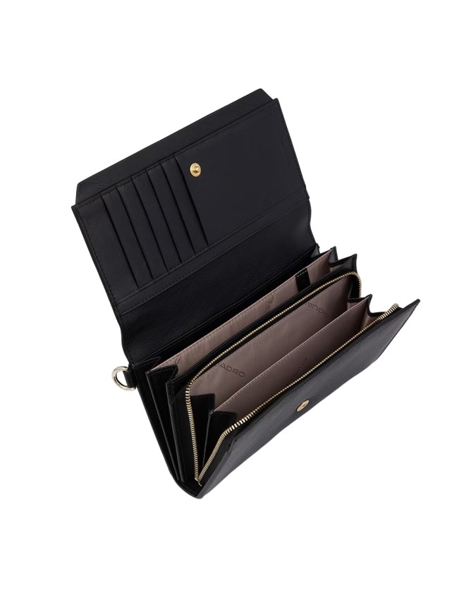 Piquadro - Portafoglio pochette donna in pelle con porta monete Circle