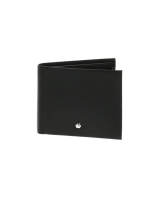 Momo Design - Portafoglio uomo in pelle liscia con tasca porta monete
