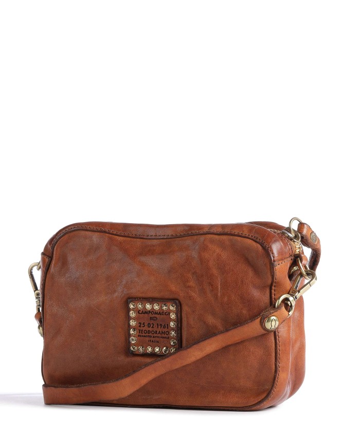 Campomaggi - Borsa piccola a tracolla in pelle intrecciata