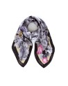 Braccialini - Foulard squadrato donna in tessuto con stampa floreale