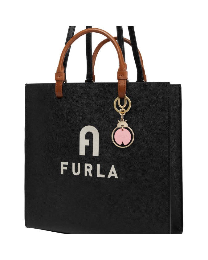 Furla - Portachiavi in metallo a forma di coccinella Venus