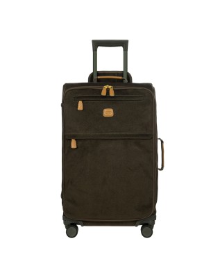 Bric's - Trolley medio in pelle sintetica 70 cm 4 Ruote Life
