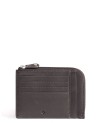 Samsonite - Porta carte di credito in pelle con zip centrale Attack 2 Slg