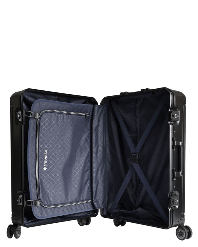 Travelite - Trolley medio in alluminio 4 Ruote Next