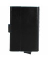 Piquadro - Compact wallet doppio con sliding system Blue Square