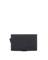 Piquadro - Porta carte di credito in pelle e metallo con protezione anti-frode RFID