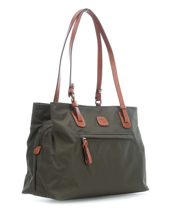  Bric's - Borsa a Spalla Tre Scomparti in Nylon X-Bag