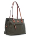  Bric's - Borsa a Spalla Tre Scomparti in Nylon X-Bag