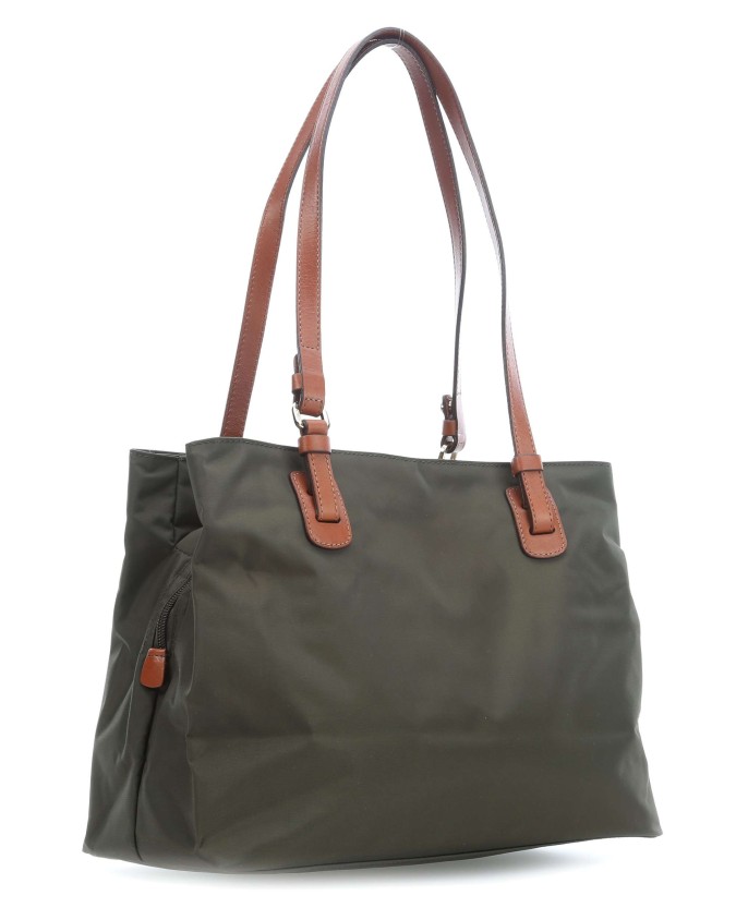  Bric's - Borsa a Spalla Tre Scomparti in Nylon X-Bag