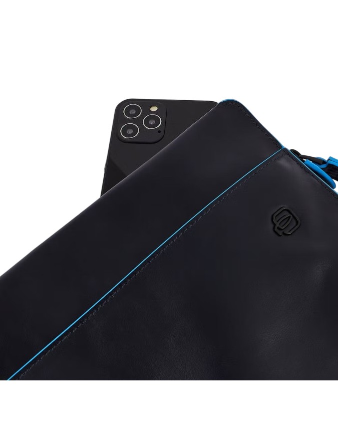 Piquadro - Pochette in pelle porta iPad® con tasca per Connequ