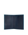 Piquadro - Portafoglio uomo in pelle verticale RFID Blue Square