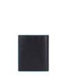 Piquadro - Portafoglio uomo in pelle verticale RFID Blue Square