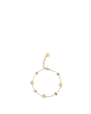 Alviero Martini Prima Classe - Bracciale con logo 1C e zirconi con finish Oro Chiaro 2
