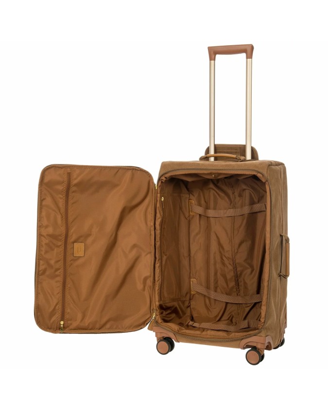 Bric's - Trolley medio in pelle sintetica 70 cm 4 Ruote Life