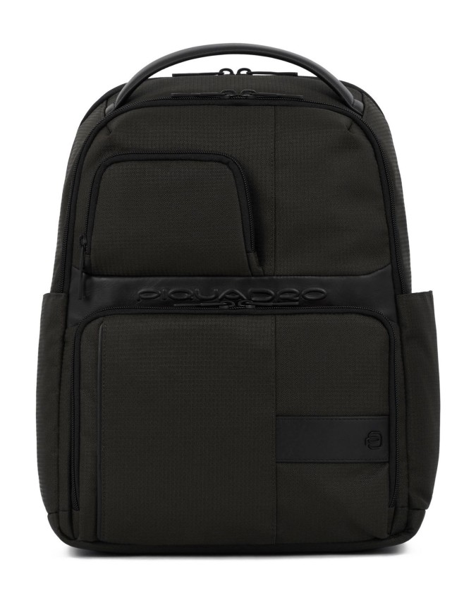 Piquadro - Zaino uomo in poliestere porta pc 14'' con sistema RFID