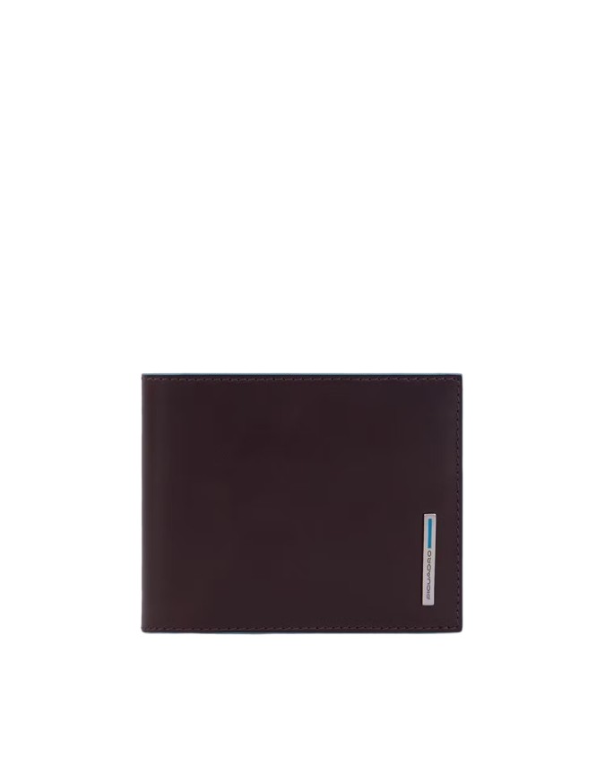 Piquadro -  Portafoglio uomo con portamonete e porta carte di credito Blue Square