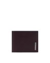 Piquadro -  Portafoglio uomo con portamonete e porta carte di credito Blue Square