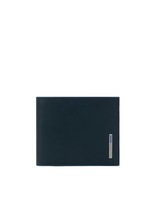 Piquadro - Portafoglio uomo con portadocumenti rimovibile Blue Square