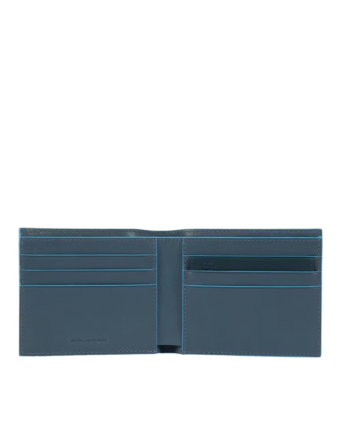Piquadro - Portafoglio uomo con portadocumenti rimovibile Blue Square