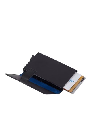 Piquadro - Custodia porta carte di credito in metallo RFID 2