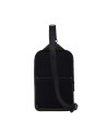 Piquadro  - Zaino monospalla uomo in pelle e tessuto per  iPad®mini