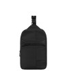 Piquadro  - Zaino monospalla uomo in pelle e tessuto per  iPad®mini