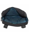 Piquadro - Borsello uomo porta iPad in pelle e tessuto