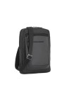 Piquadro – Borsello uomo in pelle e tessuto riciclato per  iPad®