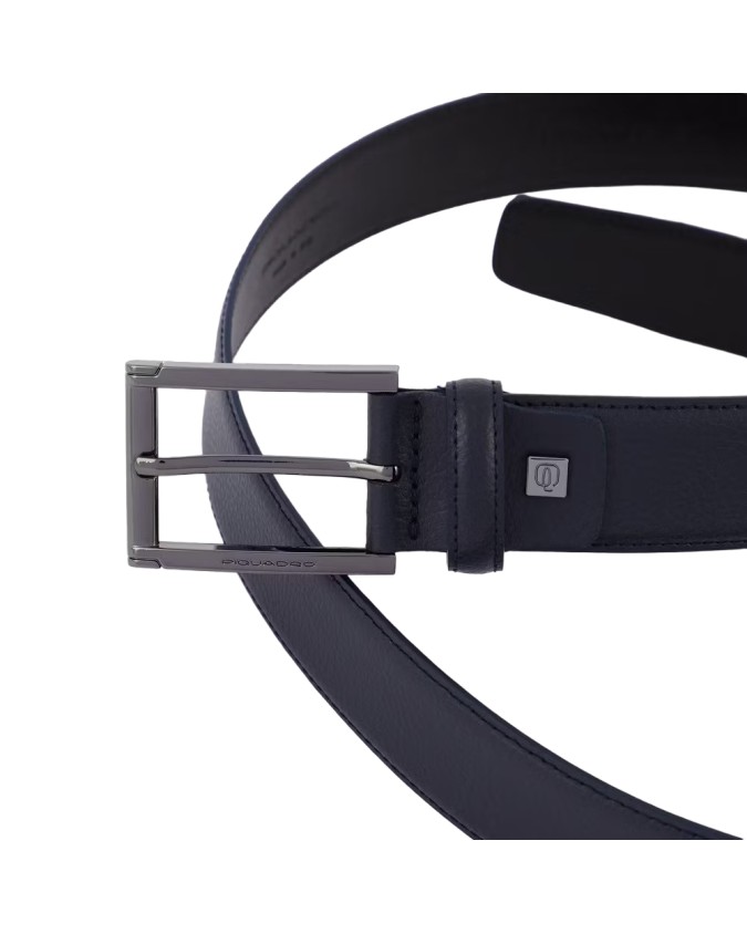 Piquadro - Cintura uomo 35 mm in pelle con fibbia ad ardiglione Modus Special