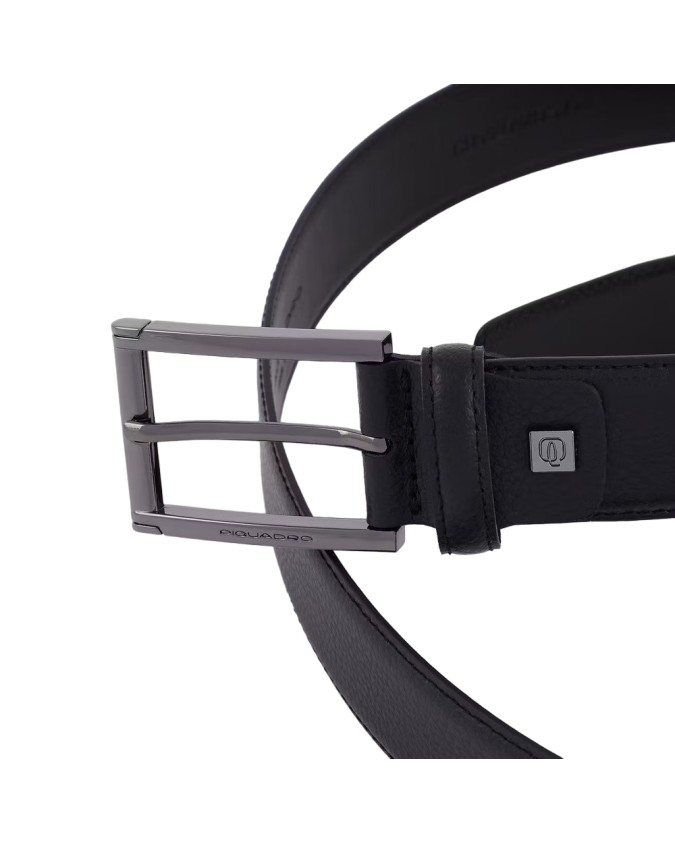 Piquadro - Cintura uomo 35 mm in pelle con fibbia ad ardiglione Modus Special