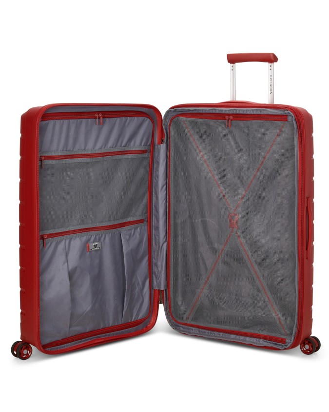 Roncato - Trolley rigido 76 cm 4 Ruote grande espandibile Butterfly