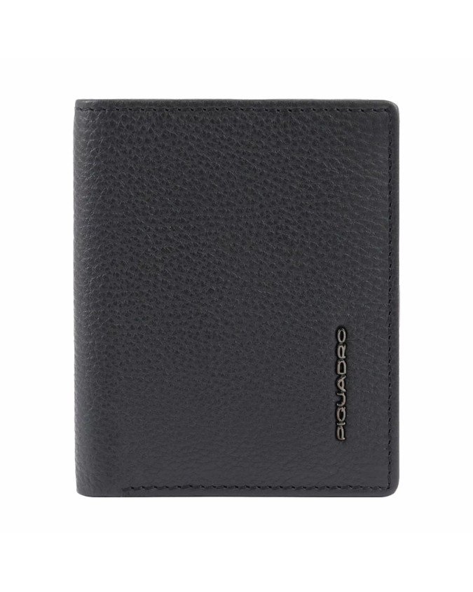 Piquadro - Portafoglio uomo verticale in pelle RFID