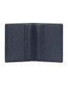 Piquadro - Portafoglio uomo con porta carte di credito verticale in pelle RFID