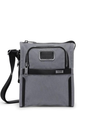 Tumi - Borsa a tracolla uomo slim in nylon balistico Alpha 3