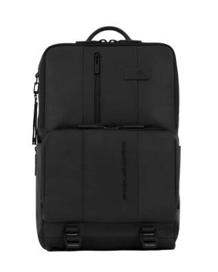  Piquadro - Zaino in pelle porta pc 15,6" con schienale 2