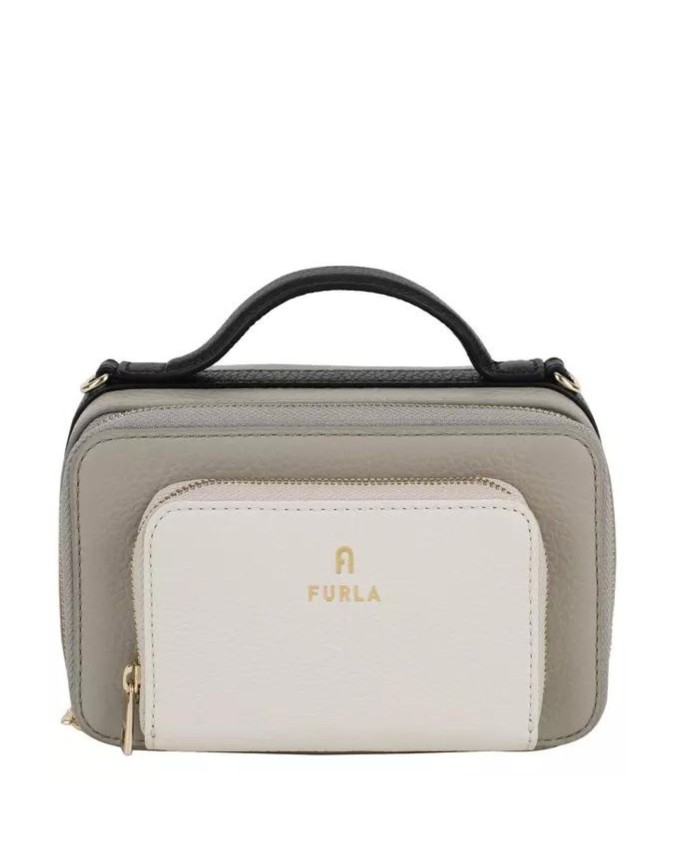 Furla - Camelia Mini Two-Tone Leather...