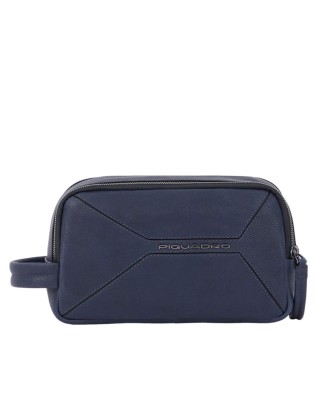  Piquadro - Beauty-case Uomo con chiusura con zip