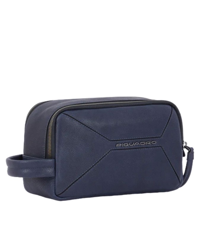  Piquadro - Beauty-case Uomo con chiusura con zip