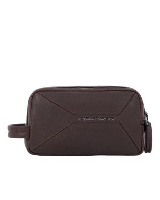 Piquadro - Men's Toiletry Bag with a Zipper Closure 2