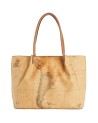 Alviero Martini Prima Classe - Borsa shopping in tessuto stampa Geo Classic